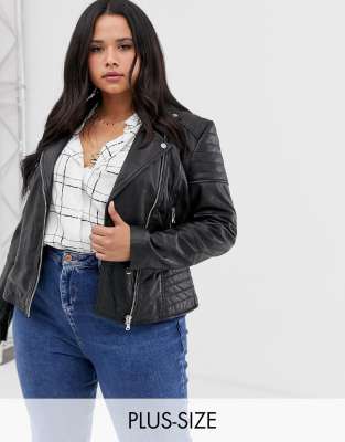 barney's originals plus leather biker jacket