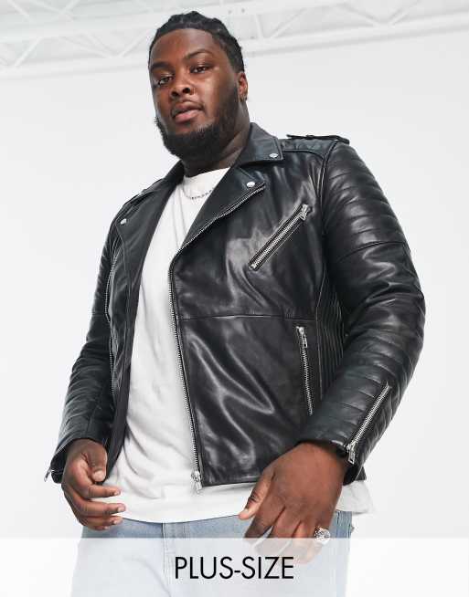 Barneys black leather jacket sale