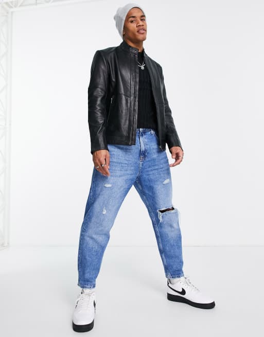 Barneys lederjacke clearance