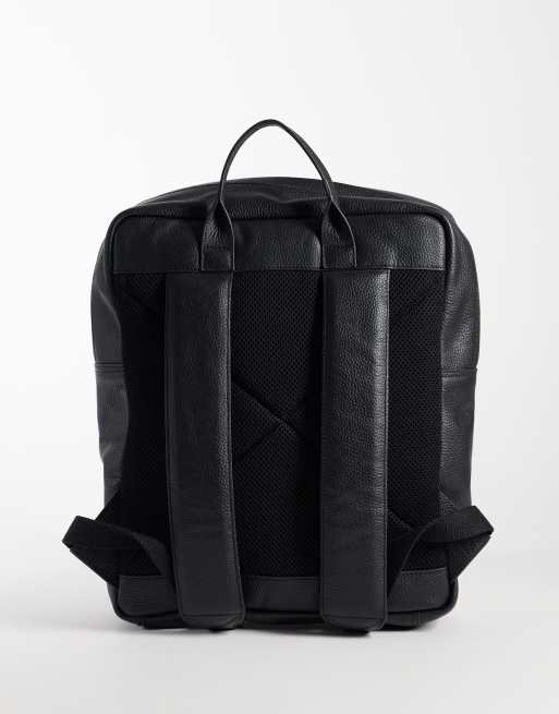 Barneys Originals Real leather backpack in black, 3 of 5