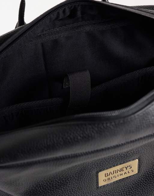Barneys Originals Real leather backpack in black, 5 of 5