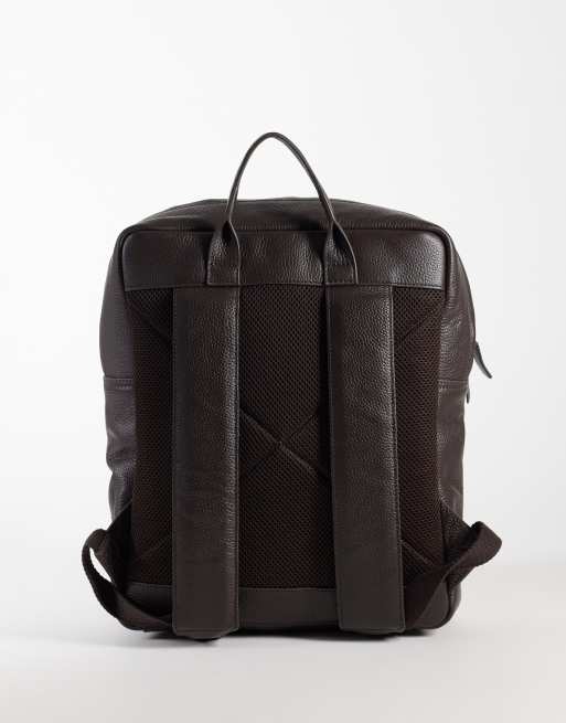Barneys Originals Real leather backpack in brown, 3 of 5