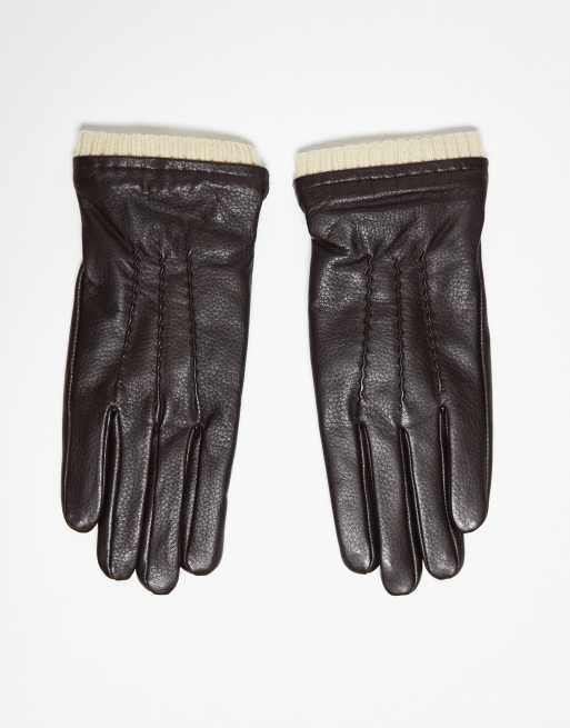 Real leather clearance gloves