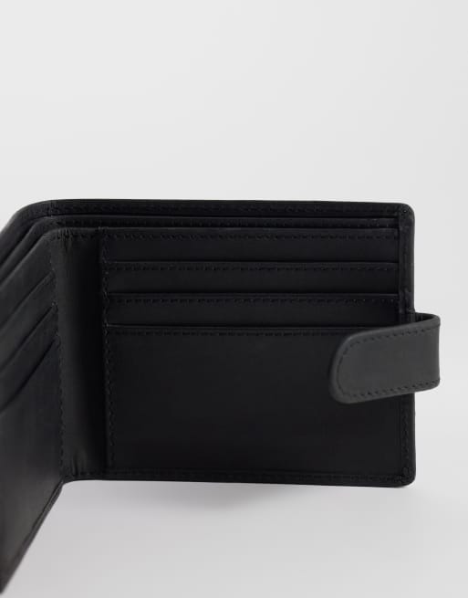 Barneys Originals Real leather wallet in black, 2 of 3