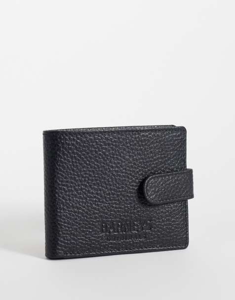 Barneys Originals Real leather wallet in black - view 1