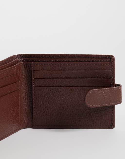 Barneys Originals Real leather wallet in cognac, 2 of 3