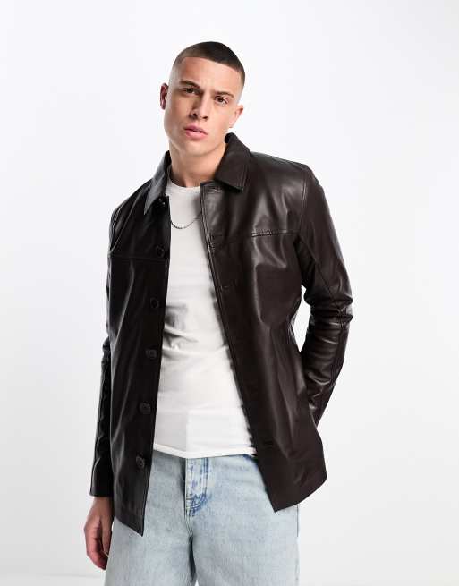 Ross shop leather jacket