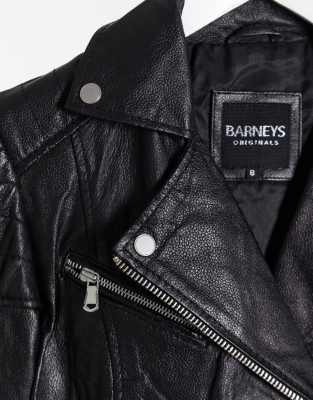 barneys originals clara leather jacket