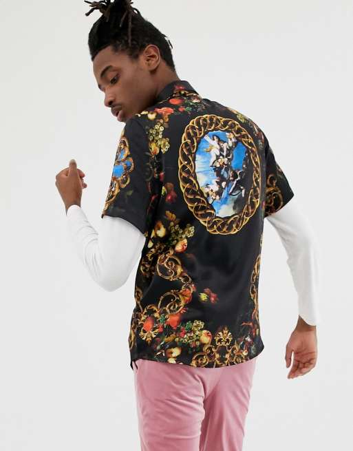 Baroque skjorte i regulær pasform fra ASOS DESIGN