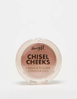 Barry M - Chisel Cheeks Cream & Powder Contour Duo - Cremekonturierer und Highlighter im Farbton Light-Neutral