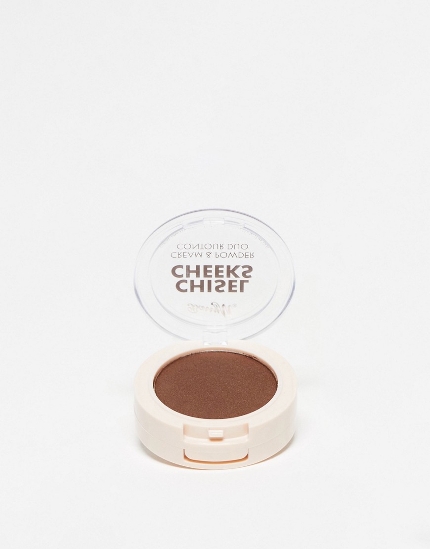 Barry M Chisel Cheeks Cream & Powder Contour Duo - Deep-Neutral