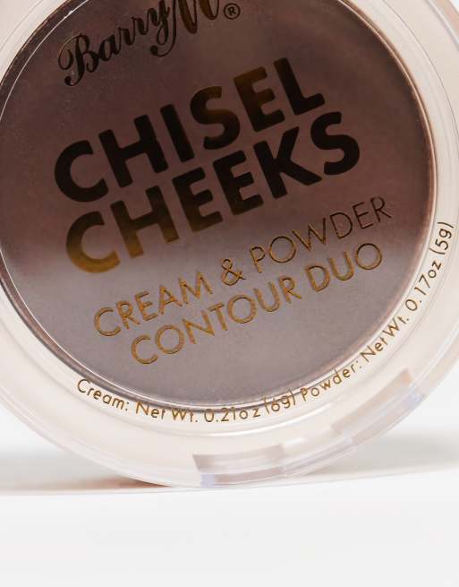 Barry M – Chisel Cheeks Cream & Powder Contour Duo – Konturier-Palette für die Wangen im Farbton Deep, 3 von 4