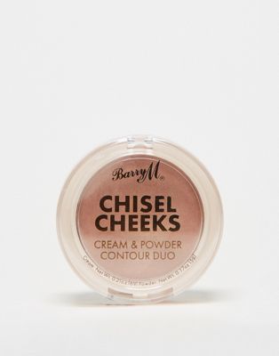 Barry M Chisel Cheeks Cream & Powder Contour Duo - Light-Neutral