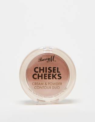 Barry M Chisel Cheeks Cream & Powder Contour Duo - Light-neutral