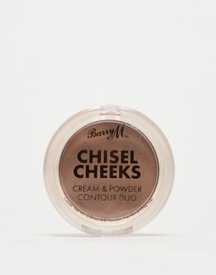 Barry M Chisel Cheeks Cream & Powder Contour Duo - Medium