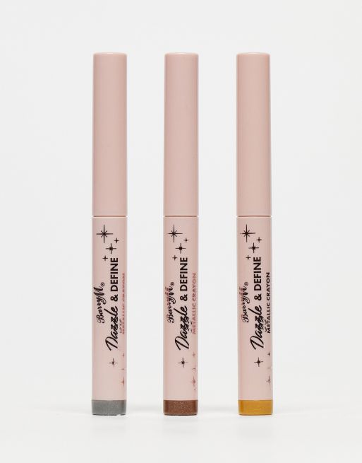 Barry M – Dazzle & Define – Metalliska ögonskuggskritor - Metallic Neutrals, 3 av 4