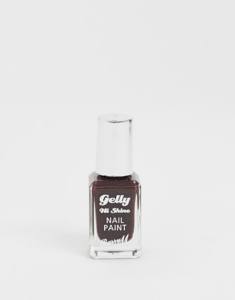 Barry M Gelly Hi-Shine Nail Polish - Black Cherry - view 1