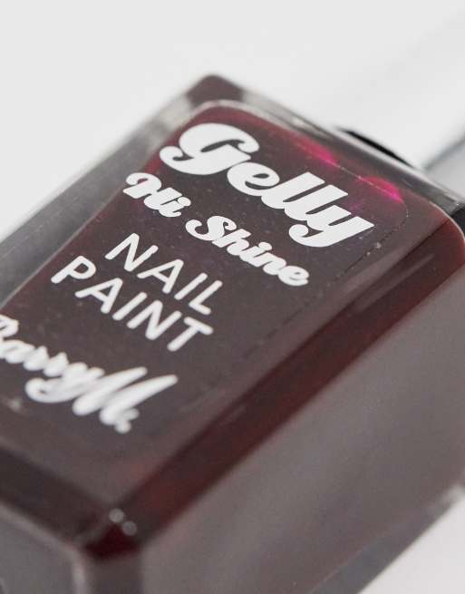 Barry M Gelly Hi-Shine Nail Polish - Black Cherry, 3 of 4