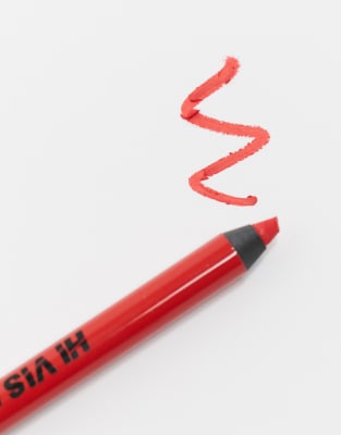 Barry M Hi Vis Bold Waterproof Eyeliner - False Alarm-red In Red