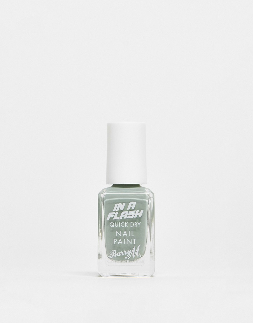 Barry M In A Flash Quick Dry Nail Paint - Go Go Green