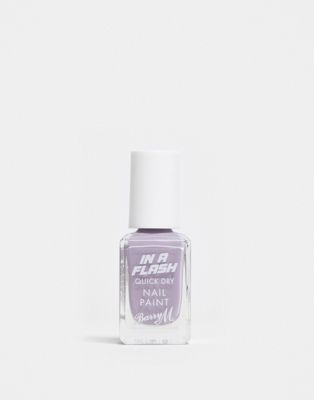 Barry M In A Flash Quick Dry Nail Paint - Lively Lilac-Purple