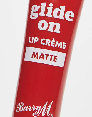 Barry M Matte Glide On Lip Creme - Sizzling Red