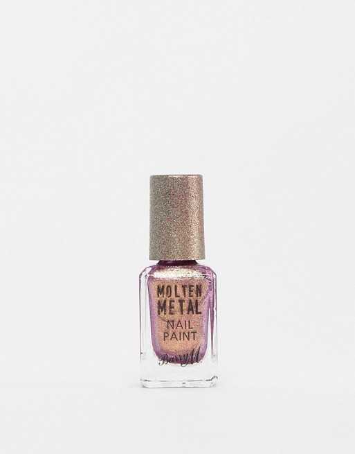 Barry M Molten Metals Nail Polish - Pink Luxe