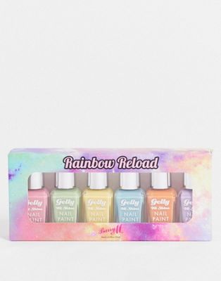 Barry M Rainbow Reload Nail Paint Gift Set-Multi