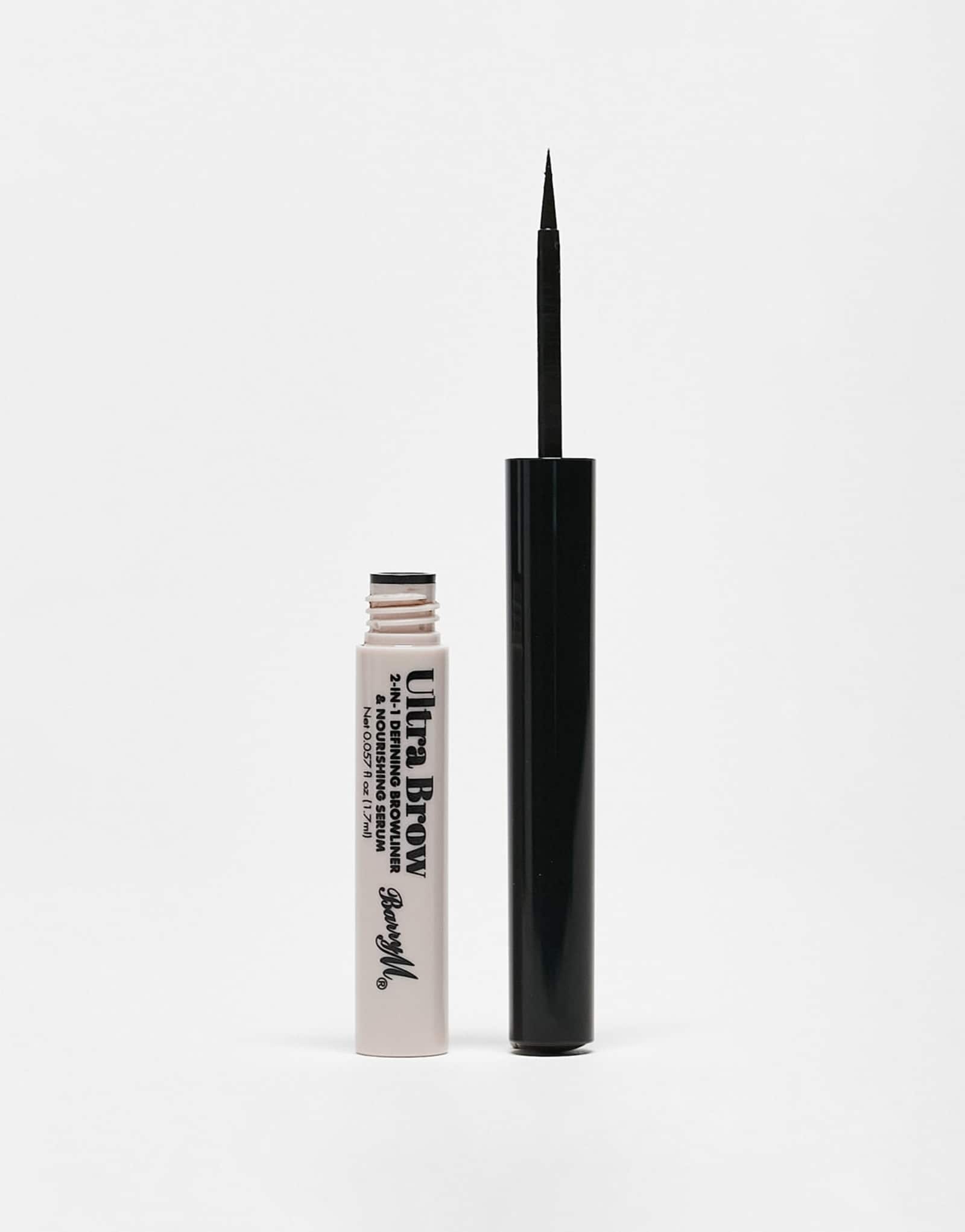 Barry M Ultra Brow 2-в-1 для придания блеска бровям и питательная сыворотка