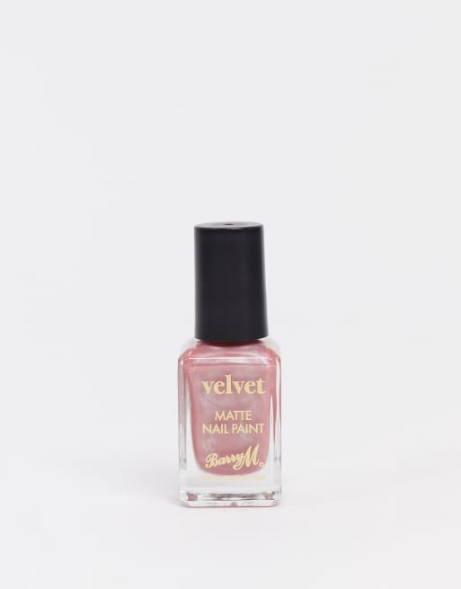 Barry M Velvet Nail Paint - Oyster Pink