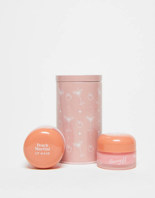 Barry M – Zestaw dwóch produktów do ust w puszce – Peach Martini