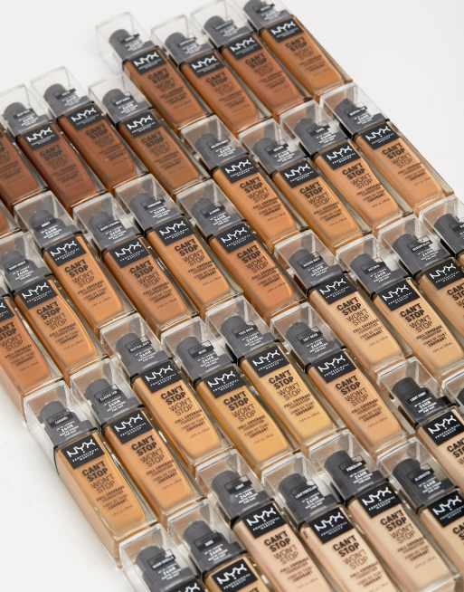 Base de maquillaje de 24 horas de duración Cant Stop Wont Stop de NYX Professional Makeup, 2 de 4