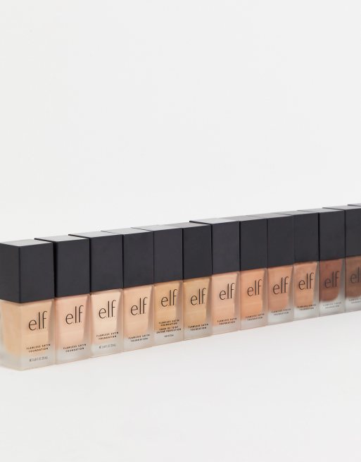 Base de maquillaje de acabado satinado impecable Flawless Satin de e.l.f., 2 de 4