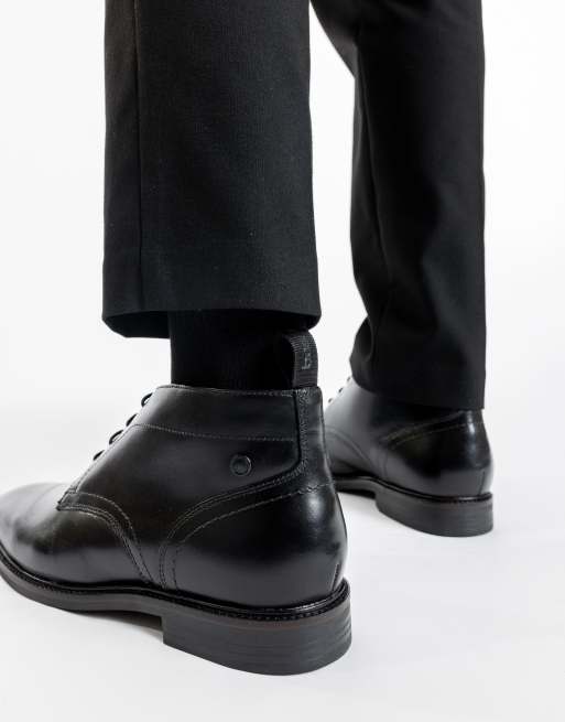 Base London Belgrave chukka boot in black, 3 of 5