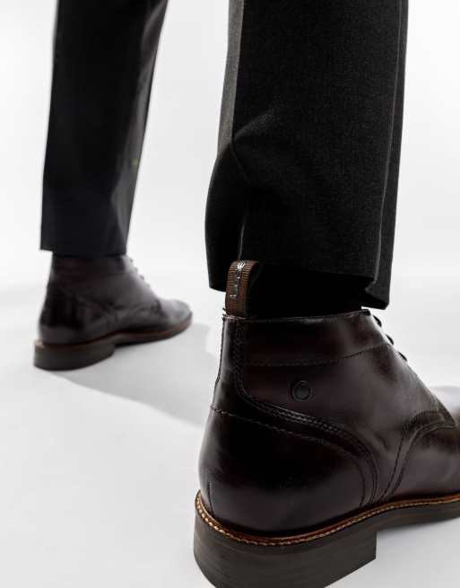 Base London Belgrave chukka boot in brown, 3 of 5