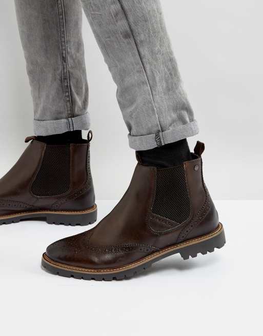 base brogue boots