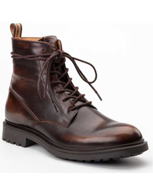 Base London Brunel 7 eyelet boot in brown, 4 of 4