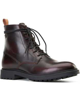  Brunel 7 eyelet boot in wine