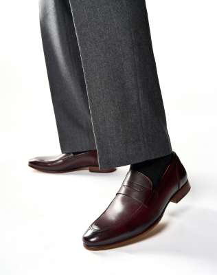  Bruno penny loafer in wine