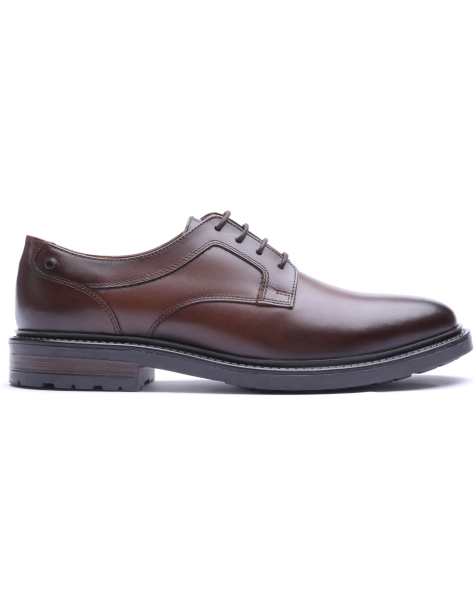 Base London Carter lace up shoe in brown - view 1