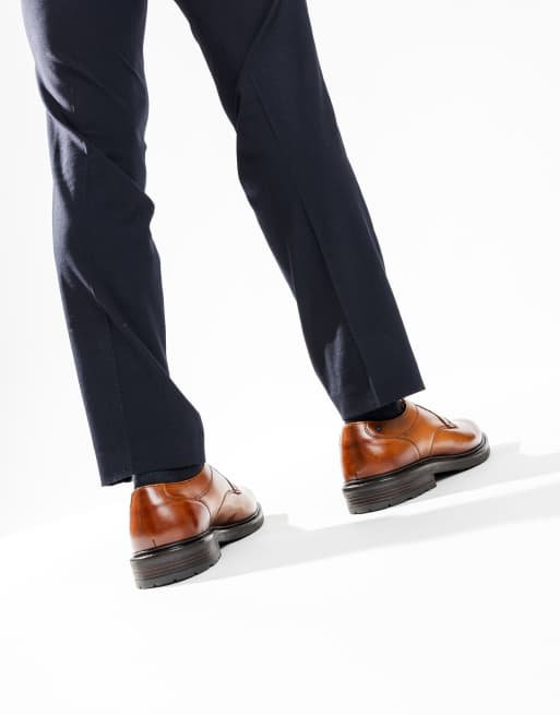 Base London Carter lace up shoe in tan, 2 of 4