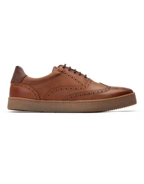 Base London Christo sneaker in tan - view 1