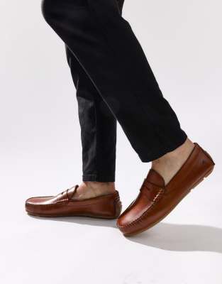  Collins driver loafers in tan