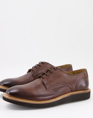 Homme Base London - Draco - Chaussures derby - Cuir marron
