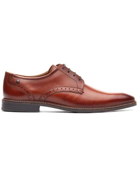 Base London Eton lace up shoe in tan - view 1