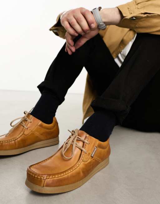 Base london hot sale tan shoes