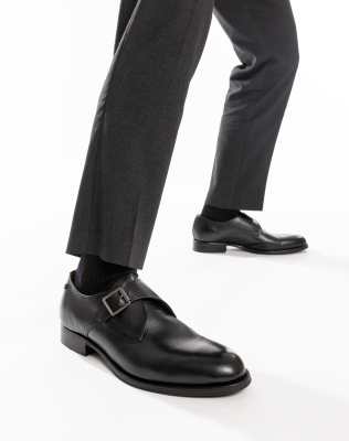  Faraday single monk shoe  leather