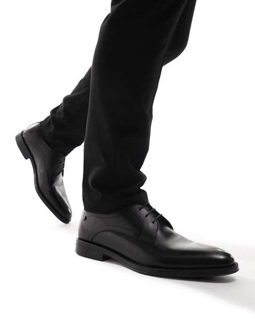 Base London Haldey Waxy Shoe in Black