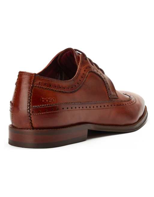 Base London Havisham plain toe derby shoe in tan, 2 of 4