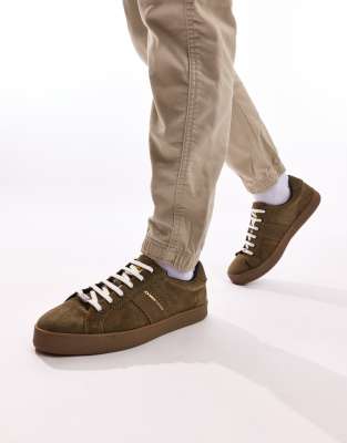 Hopper cupsole trainer in light green